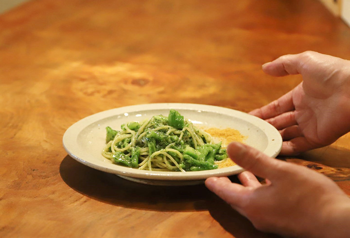 うつわ合わせ、料理合わせ。