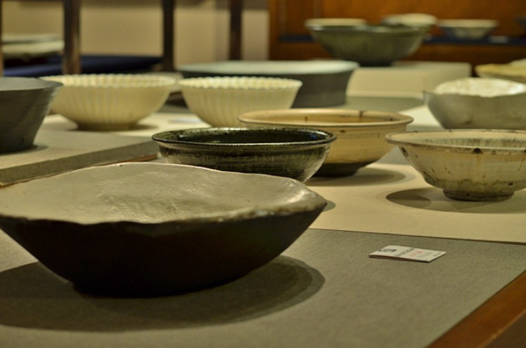 花岡隆 鉢 花岡隆さんの粉引楕円鉢2点 花岡 隆 粉