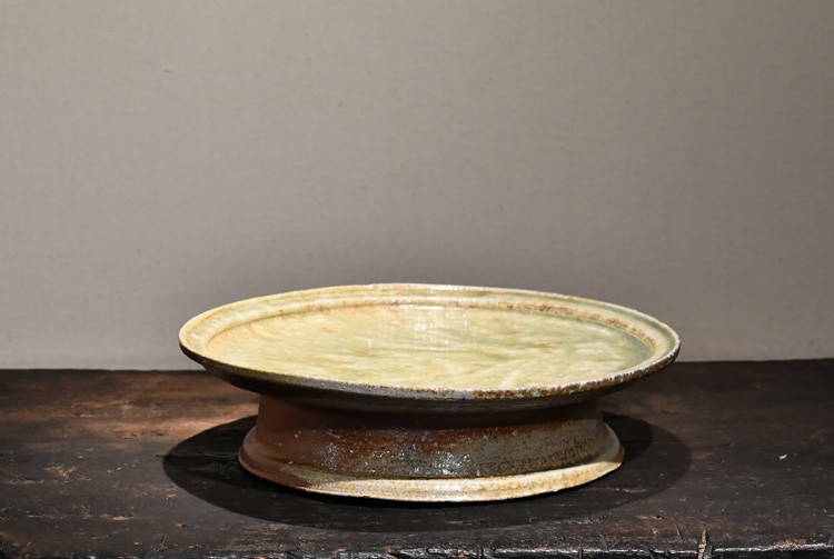 お値下げ　陶芸作家　大鉢　食器　焼き物　陶器　NHK学園　茶花の里　大皿 お値下げ 陶芸作家 大鉢 食器 焼き物 陶器 NHK学園 茶花の里 大皿