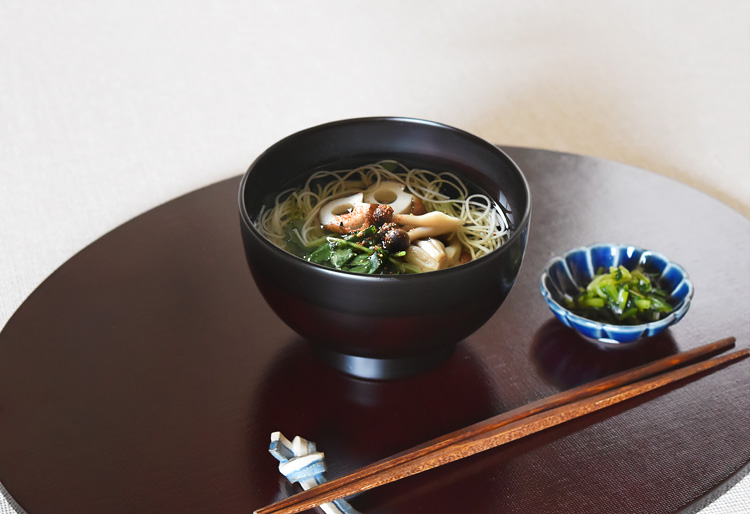 野口漆工房 木曽溜大椀4.5寸 ｜ 暮らしのうつわ花田 和食器 通販