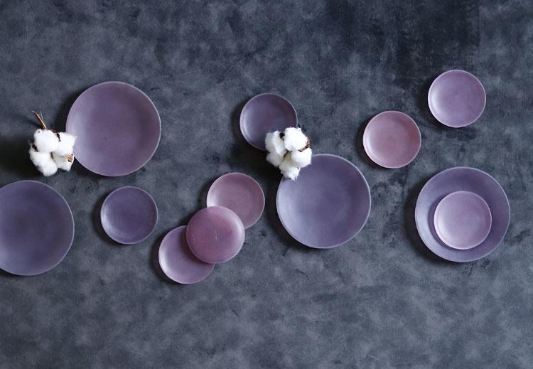 中村孝子さんのガラス豆皿5種