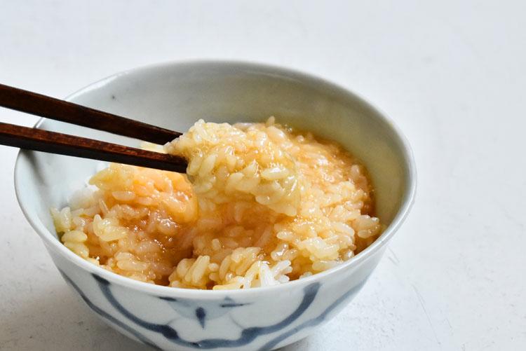 もえぎ卵かけご飯