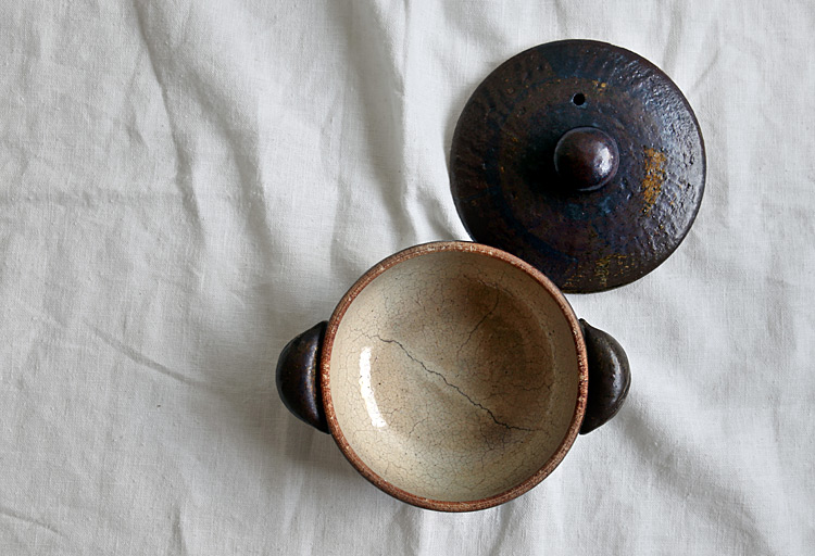 鉄彩ロール土鍋