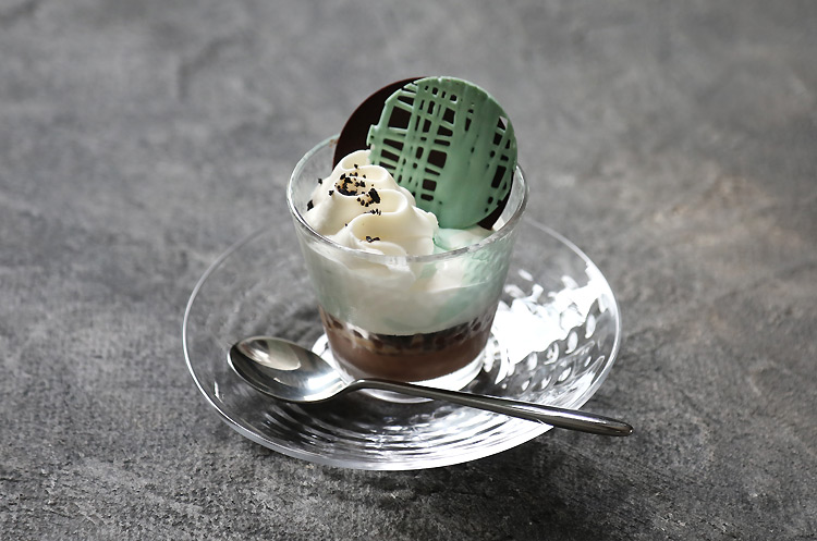 チェック文取り皿