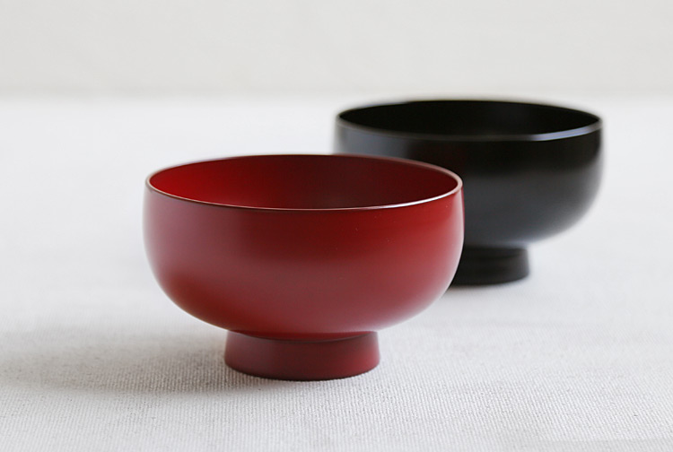 >浄法寺椀 大（朱）