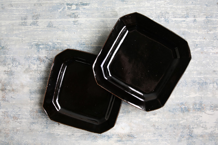 織部　つばめ　四方皿 織部 つばめ 四方皿