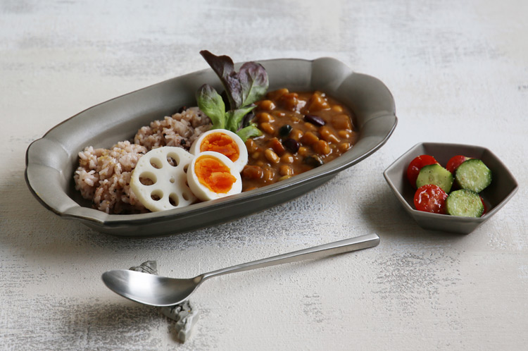 グレーオーバルB【H】