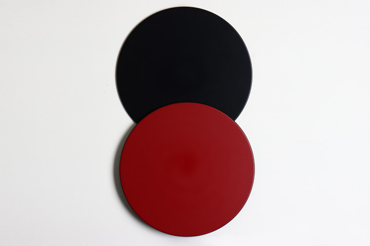 >丸プレート赤消し