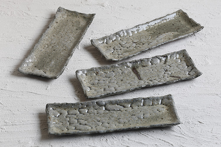 >198 オホーツクショコツ櫛目長方皿