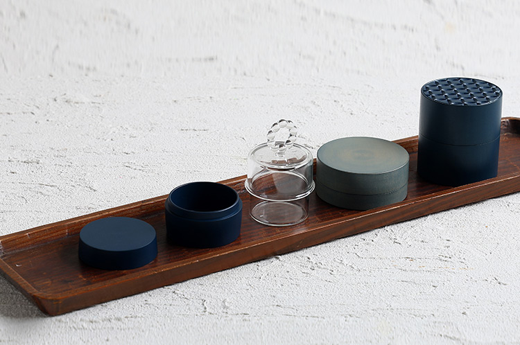 >125 蓋物 挽目 白