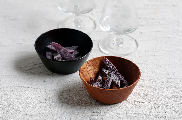 >7 欅おつまみ皿 漆