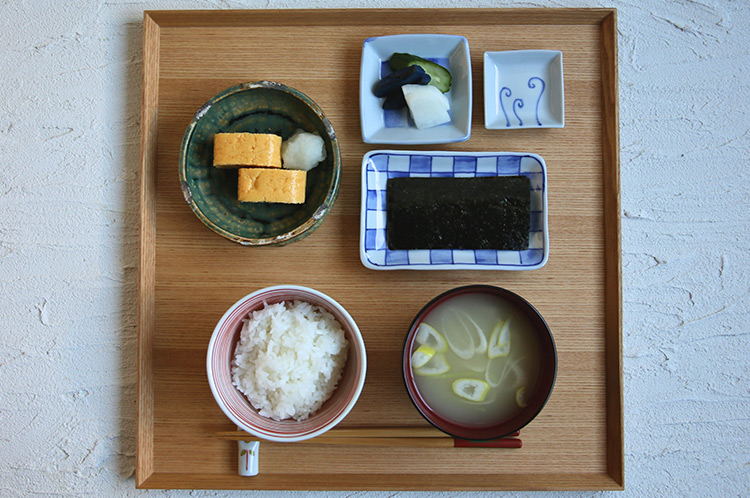 >長角小皿 市松