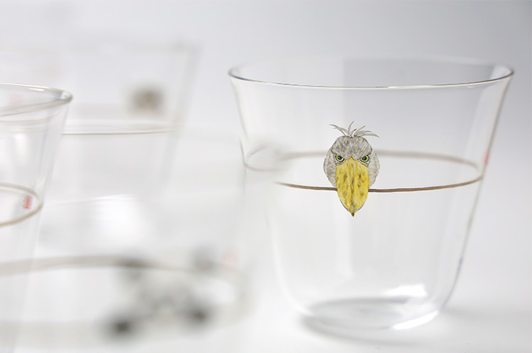 >43 花盃 ハシビロコウ・に