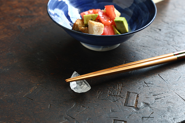 箸置き（硝子乃実）氷鱗