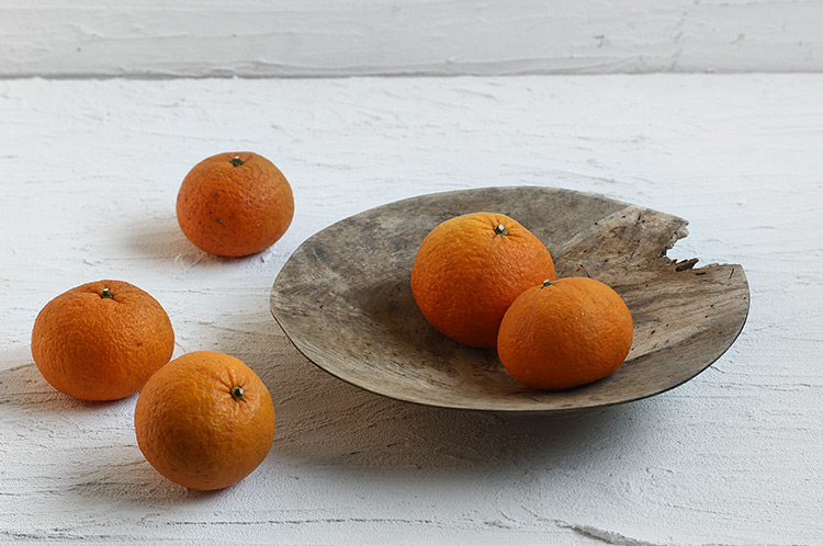 1 アースFin ボウルオブジェ ナラ/アース無塗装（飯田慎一）