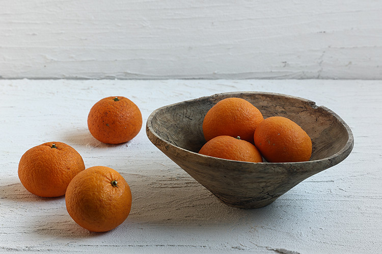 2 アースFin ボウルオブジェ ナラ/アース無塗装（飯田慎一）