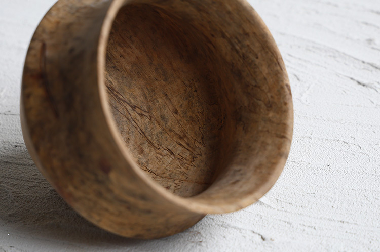 4 アースFin 花器オブジェ カエデ/アース無塗装（飯田慎一）