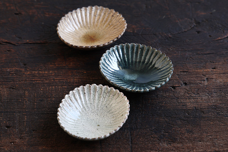 20 6寸菊花鉢白シベ