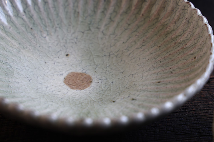 20 6寸菊花鉢白シベ