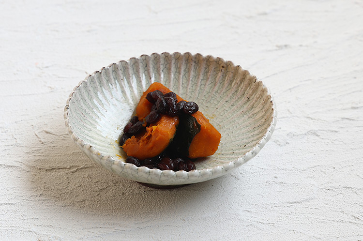 20 6寸菊花鉢白シベ