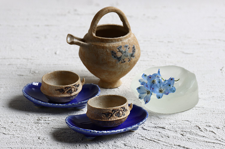 松本郁美 絵付け皿 2枚セット うつわ 器 作家 人気 即完売 鉢・カップ・茶器 前田麻美×松本郁美 二人展｜暮らしのうつわ
