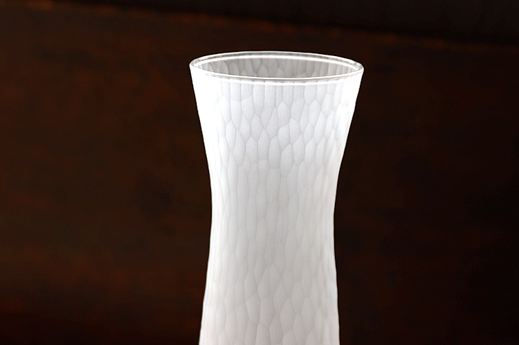 >氷鱗花器 カラフェ型