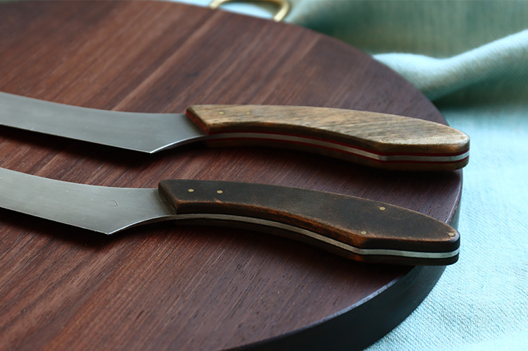 >2 パン切ナイフ さくら（鉄媒染）