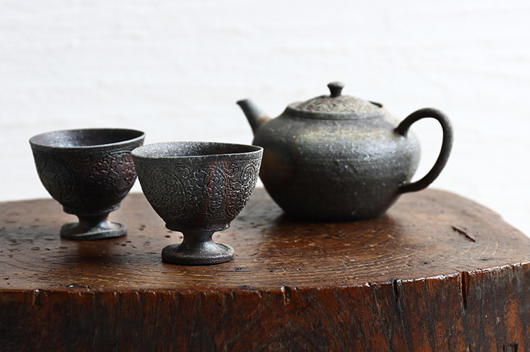 土本訓寛 7寸鉢 鶴 土本訓寛・土本久美子×渡邊心平 二人展｜暮らしの