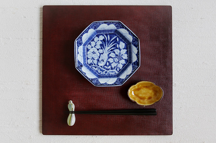 花田オリジナル 色絵木瓜豆鉢（内黄） ｜ 暮らしのうつわ花田 和食器 通販