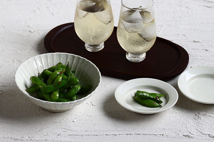 阿部春弥・みか 13 白磁輪花鉢 ｜ 暮らしのうつわ花田 和食器 通販