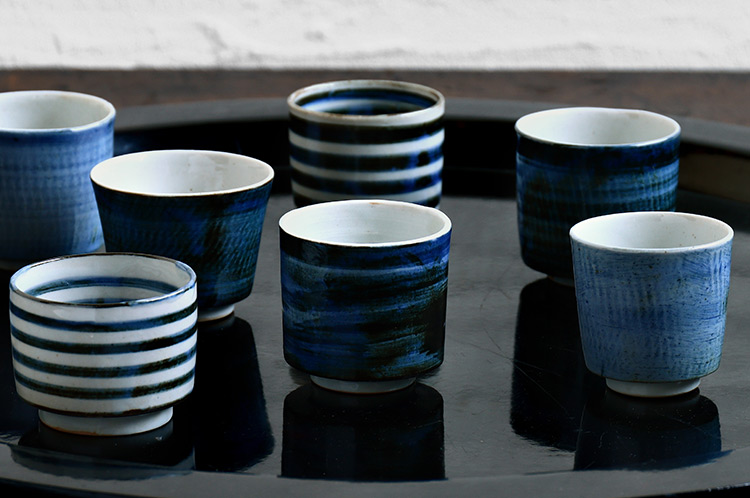 廣野俊彦 48J 呉須ぐい呑 ｜ 暮らしのうつわ花田 和食器 通販