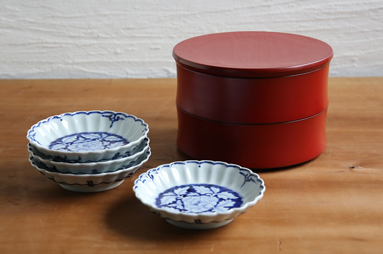 重箱・陶箱・酒器・他 松迎え、うつわ迎え｜暮らしのうつわ 花田 作家