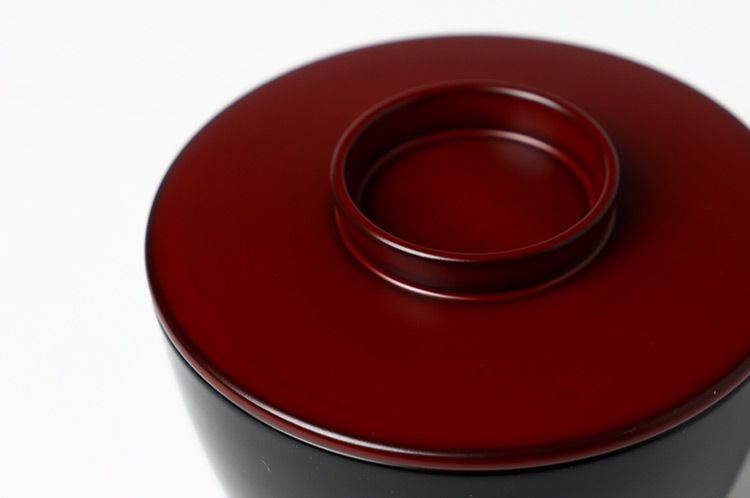 >朱蓋付椀 ミズメ