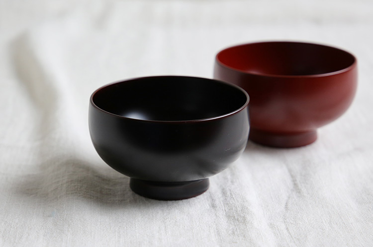 佐々木暢子 まり椀 溜 水目桜 ｜ 暮らしのうつわ花田 和食器 通販