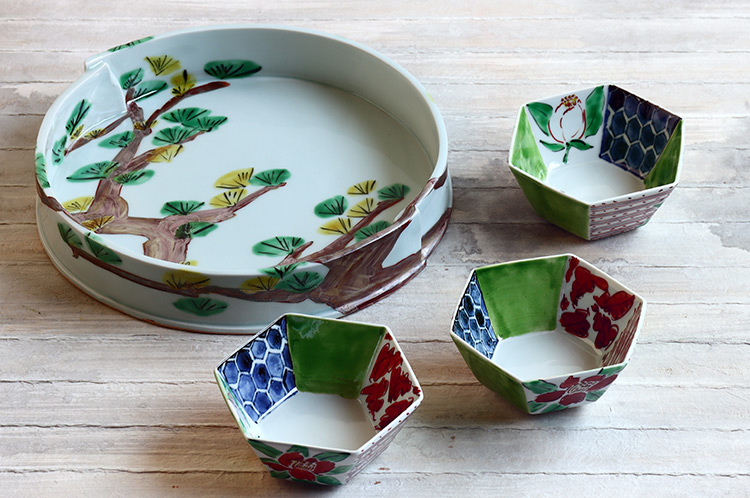 松迎え、うつわ迎え