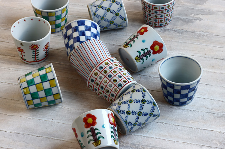 重田 良古 そば猪口 麦わら ｜ 暮らしのうつわ花田 和食器 通販