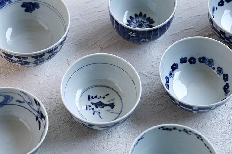 北野敏一（犀ノ音窯） 花格子深鉢 ｜ 暮らしのうつわ花田 和食器 通販