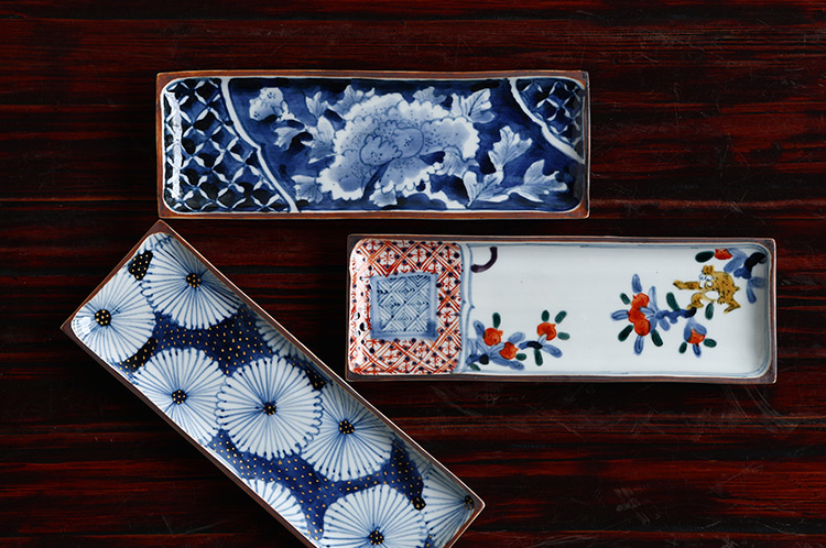 中荒江道子×日高直子 二人展　大皿・中皿・小皿