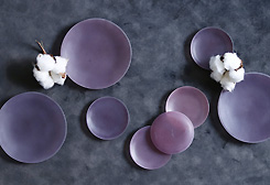 Winter Colors ガラス皿 d.Tam 中村孝子/桃子 ｜ 暮らしのうつわ 花田