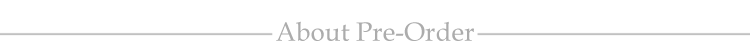 About pre-order