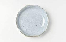 十角深皿5寸 藁灰釉