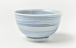 飯碗染付輪線文