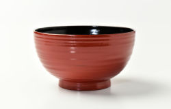 欅 子供椀 朱