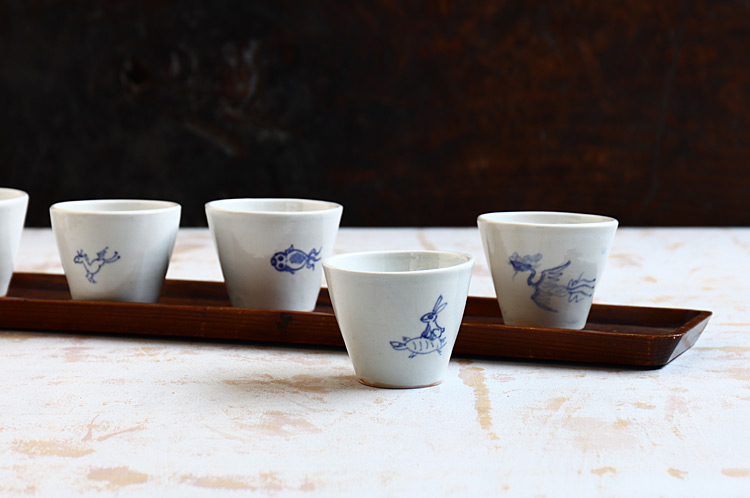 猪口・酒器・花器・他 水垣千悦×山田洋次 二人展｜暮らしのうつわ 花田